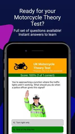 Game screenshot Motorcycle Theory Test mod apk