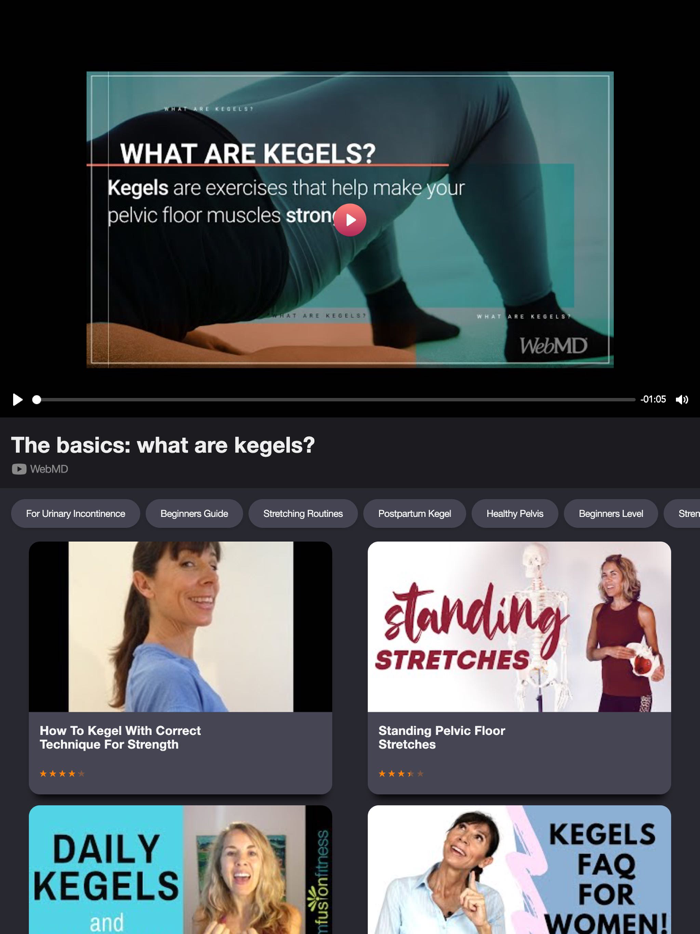 Exercício Kegel para mulheres