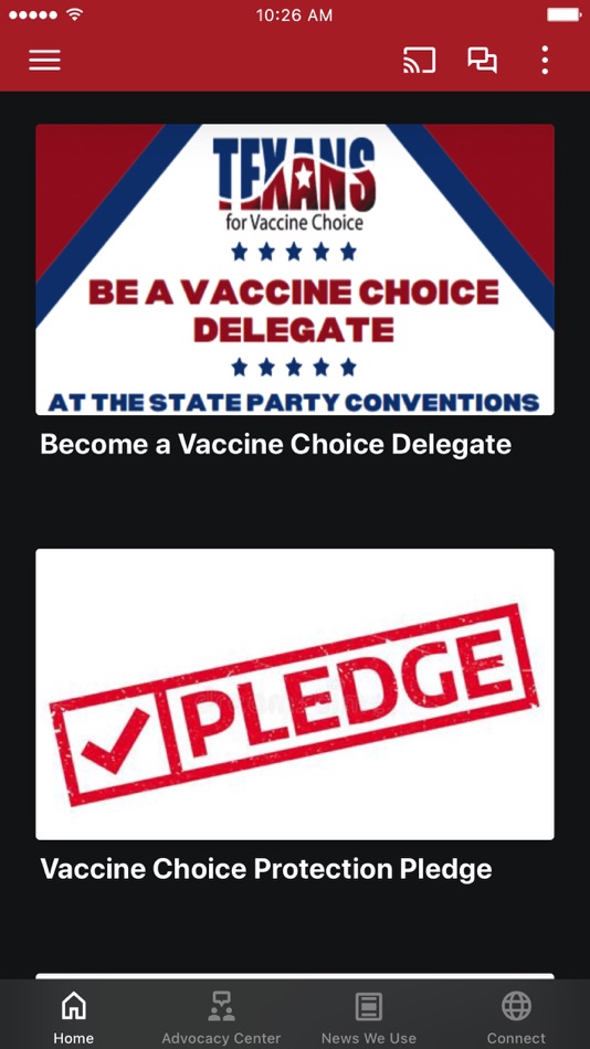 #1. Texans for Vaccine Choice (iOS) 由: Texans for Vaccine Choice