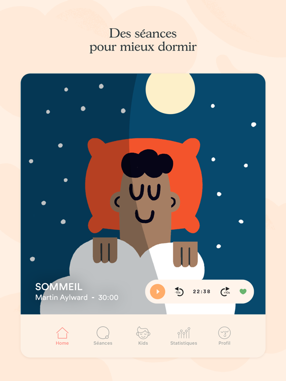 Mind - Méditations guidées iPad screenshot 4 - Health & Fitness app