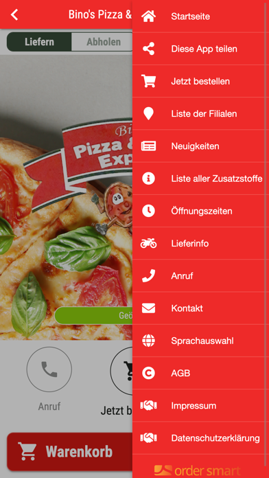 Bino's Pizza & Döner Express Screenshot