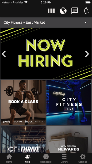 City Fitness Mobile Screenshot