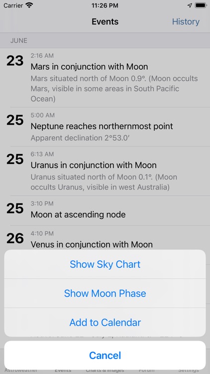 Astroweather - astronomy tools screenshot-3