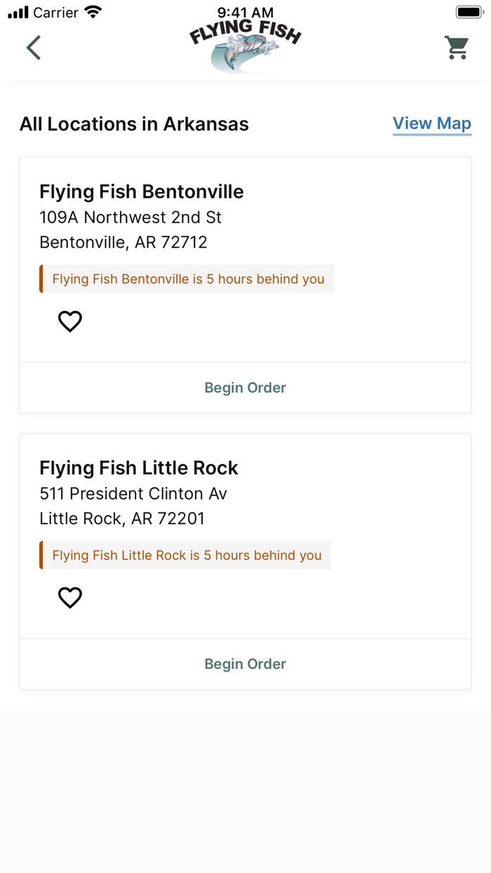 Flying Fish Mobile Ordering