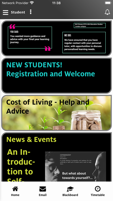 University of Cumbria Hub Screenshot