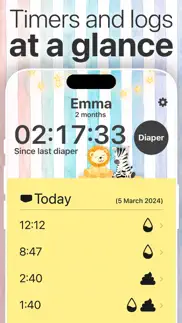 grow: baby tracker & timers iphone screenshot 3