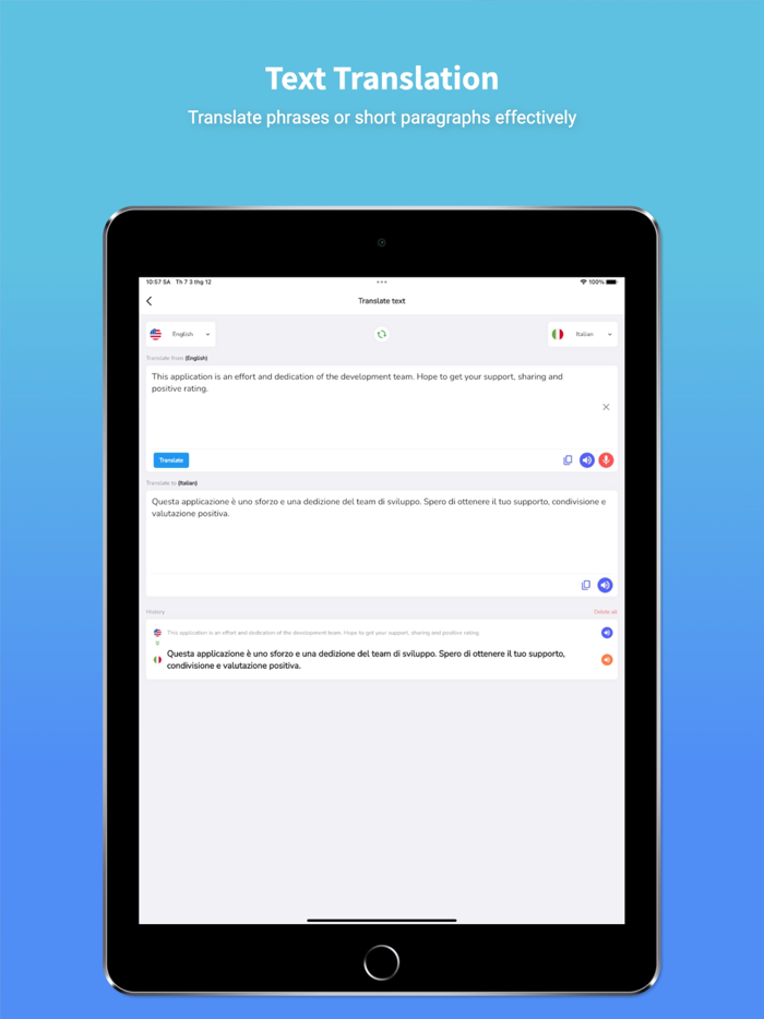 Italian Translator and Learn 
