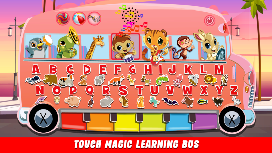 #4. Touch Magic Learning Bus A B C (iOS) 由: Eyup ONER