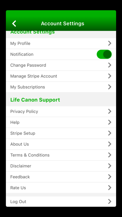 LifeCanon. Screenshot