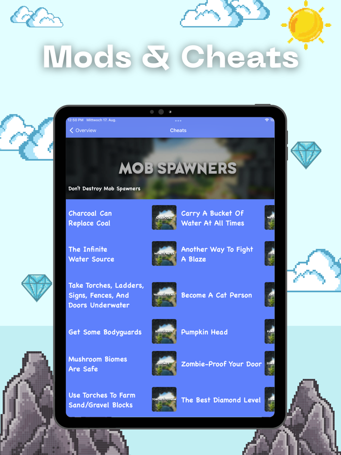 Skins and Tricks for Minecraft
