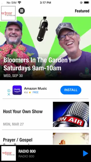 WTMR AM Radio 800 screenshot 2