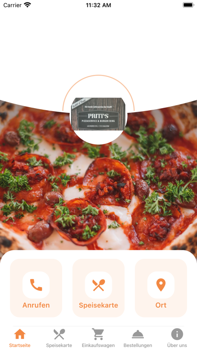 Pritis Pizzaservice Screenshot