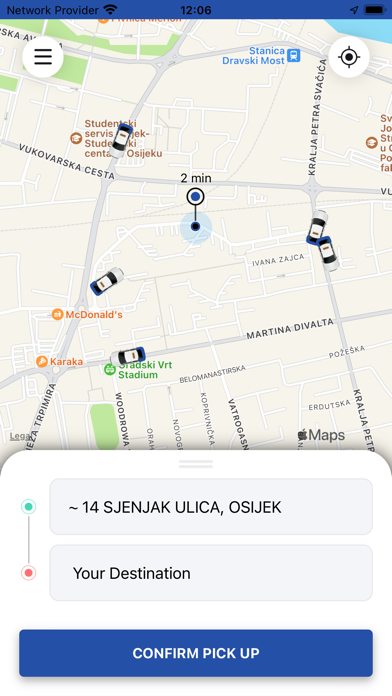 Osječki Taxi Screenshot