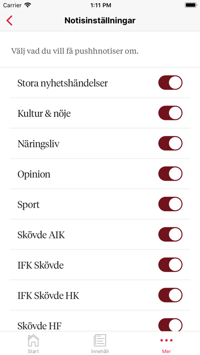 Skövde Nyheter screenshot 3