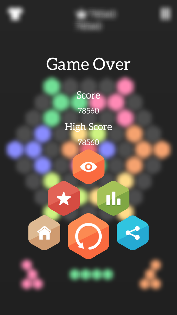 Hex Crush-Hexagon Puzzle Game