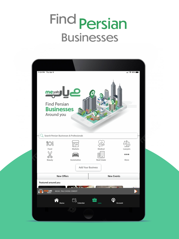 MeYab - Persian Hub iPad screenshot 2 - Business app