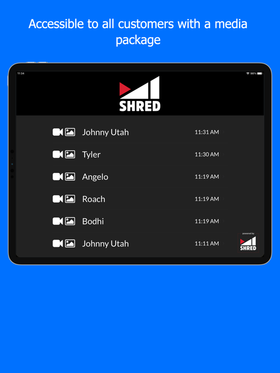 Shred Video Media Display screenshot 2