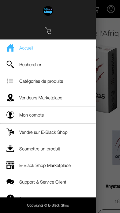 E-Black Shop Screenshot