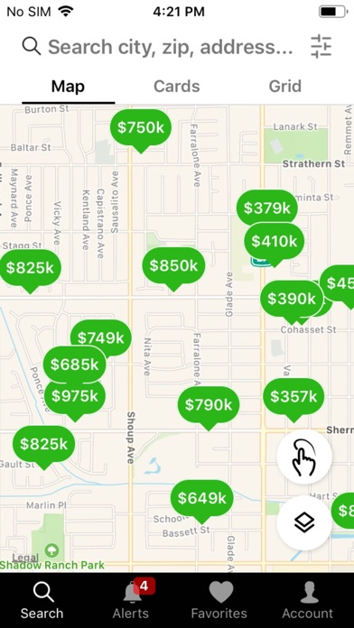 LA Homes App Screenshot