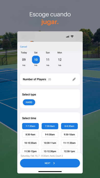 Canas Racket Screenshot