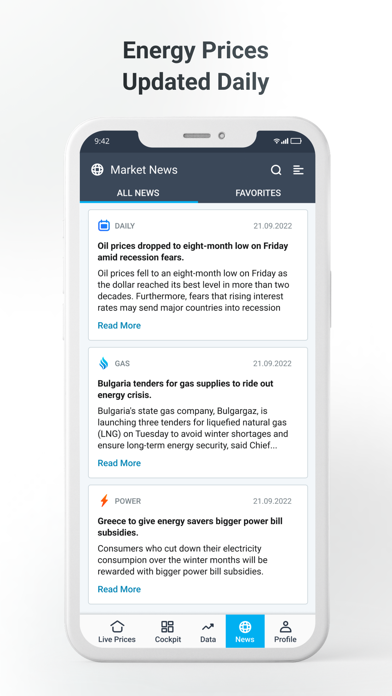 EnergyMarketPrice Screenshot