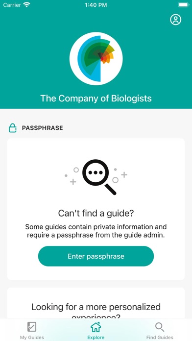 The Company of Biologists Screenshot