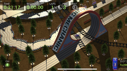 Slot Car HTR+ : 3D Simulation Screenshot