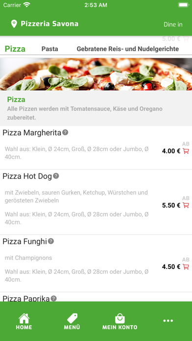 Pizzeria Savona Screenshot 3 - AppWisp.com Pizzeria Savona Screenshot 3 - AppWisp.com
