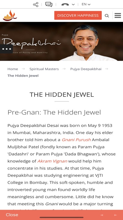 Dadabhagwan.org-SpiritualGuide screenshot-5