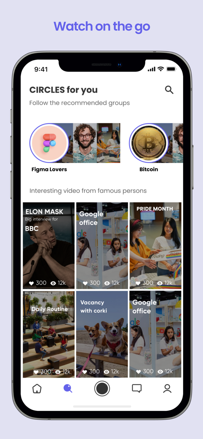 Circles - Move forward