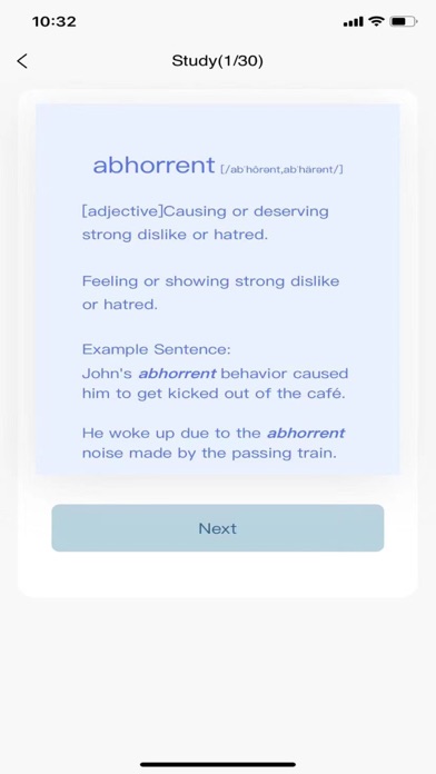 SsatVocab Screenshot