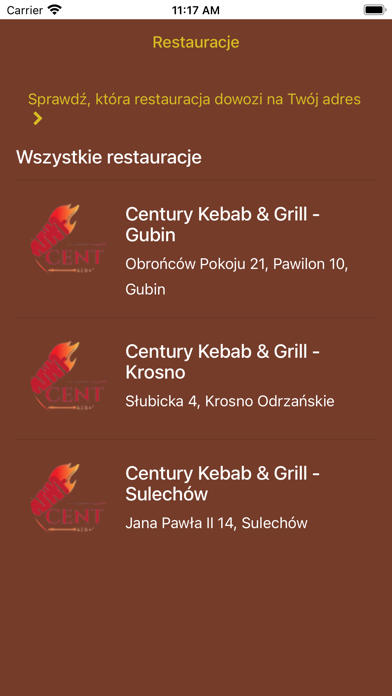 Century Kebab & Grill Screenshot