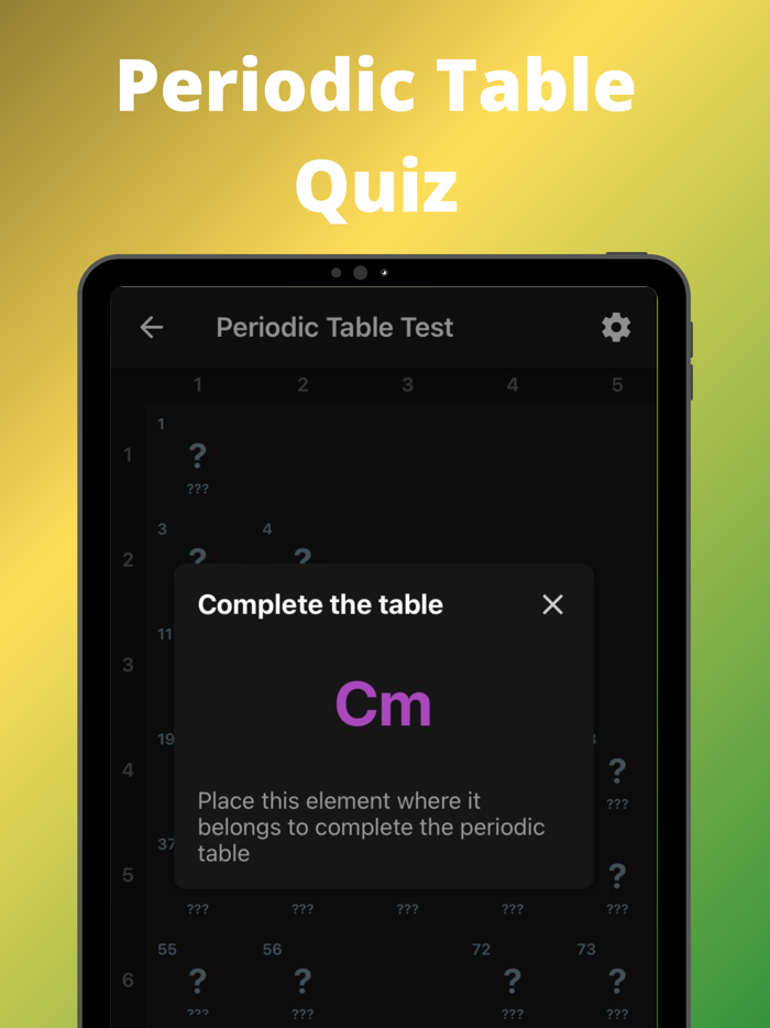 Periodic Table Quiz