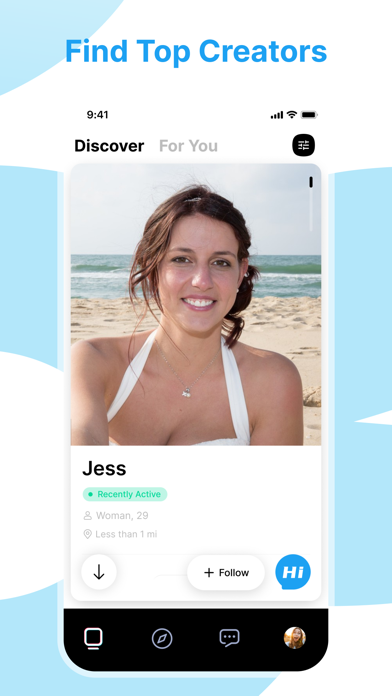 Fans & Creators : FanFolio Screenshot 2 - AppWisp.com