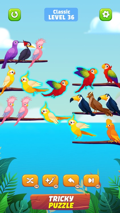 Bird Sort: Color Puzzle Game screenshot-5