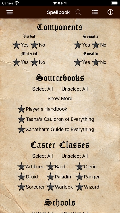 D&D Spellbook 5e