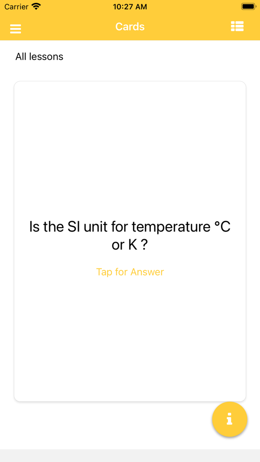 #3. A-Level Physics Flashcards (iOS) 来自: Saman Wijenayake