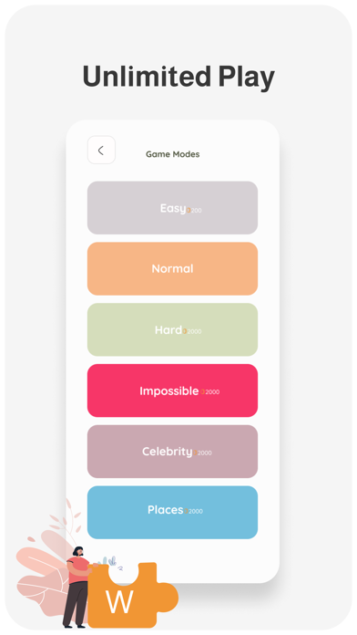 Crostic Crossword Puzzle Game Screenshot