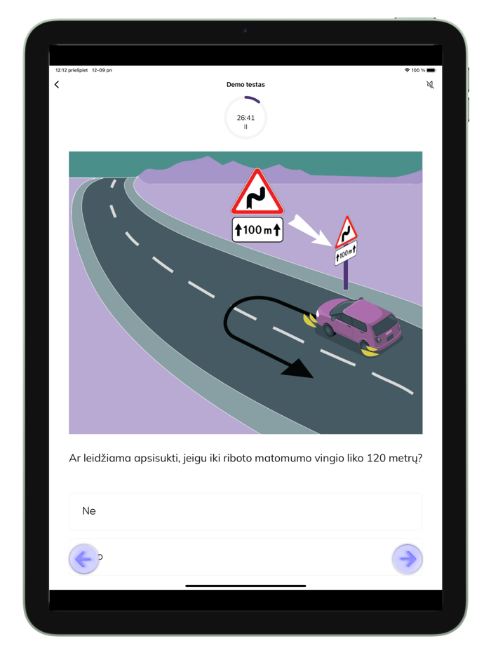 KET testai ir teorija