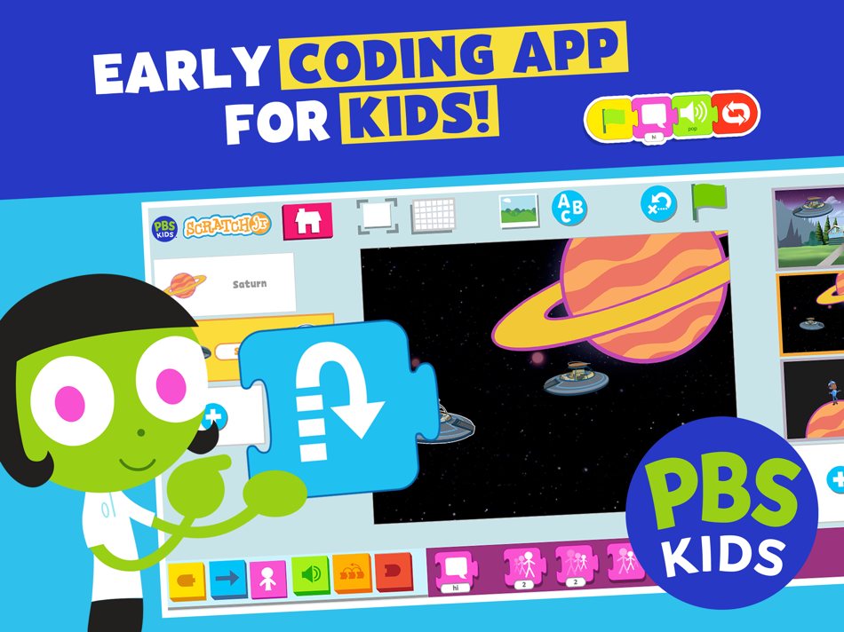 #1. PBS KIDS ScratchJr (iOS) 由: PBS KIDS