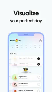 perfect day: organize your day iphone screenshot 2