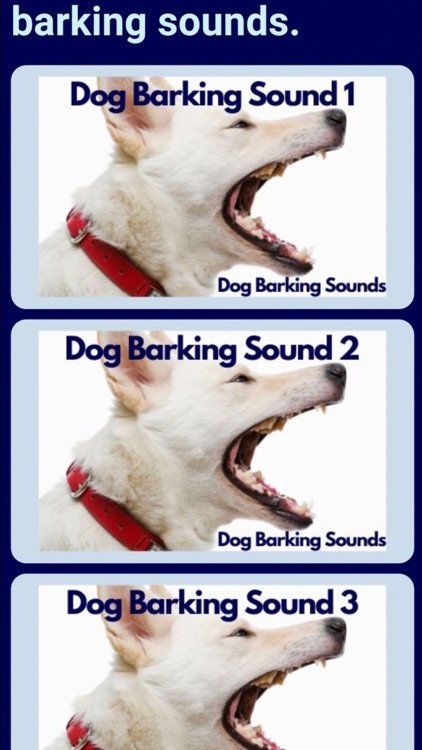 Dog Barking Sounds screenshot-8