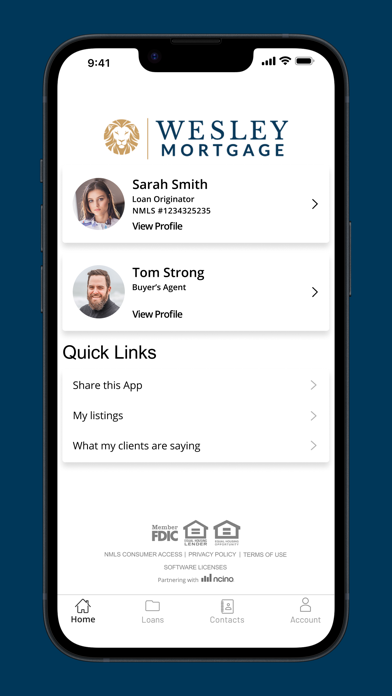 Wesley Mortgage Screenshot