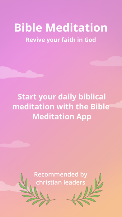 Bible Meditation -Pray & Study Screenshot