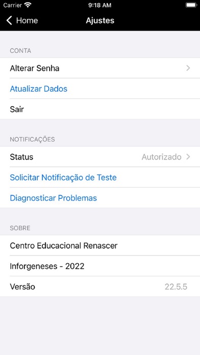 Centro Educacional Renascer Screenshot