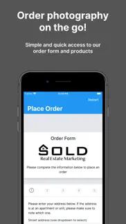 sold real estate marketing iphone screenshot 1