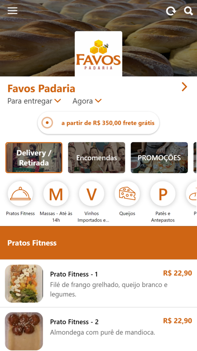 Padaria Favos Screenshot 1 - AppWisp.com Padaria Favos Screenshot 1 - AppWisp.com