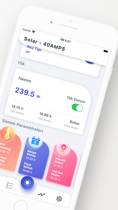 Solar Ekran BLE Screenshot