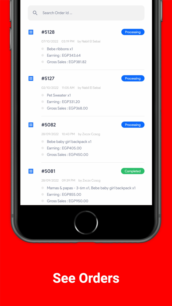 Egybasket Store Manager