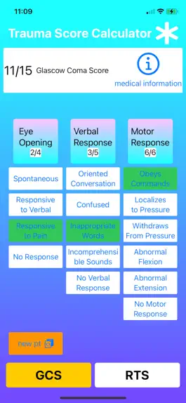 Game screenshot Trauma Calculator apk